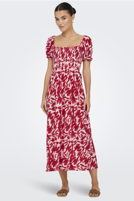 Jacqueline de Yong jdyzoey s/s smock dress jrs dia
